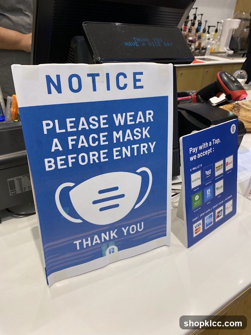 Mask Notice and Payment Options