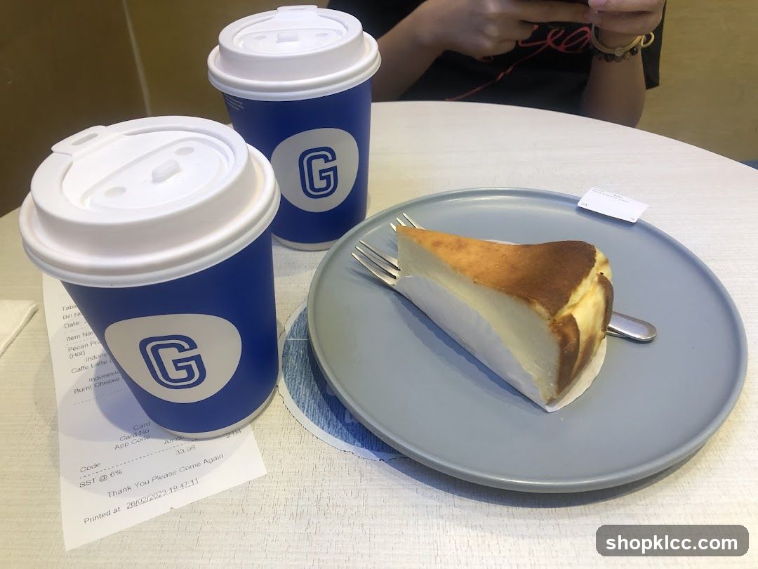 Coffee and Burnt Cheesecake