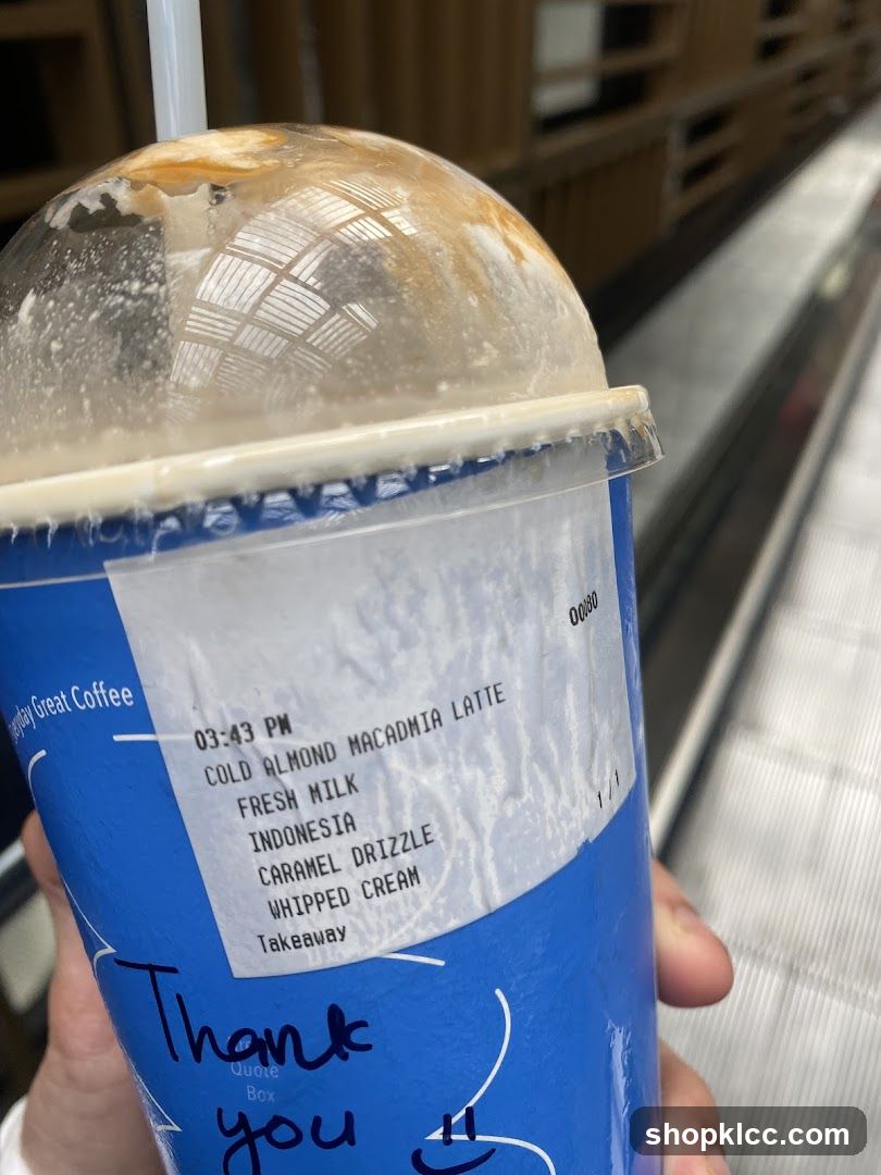 Cold Almond Macadamia Latte