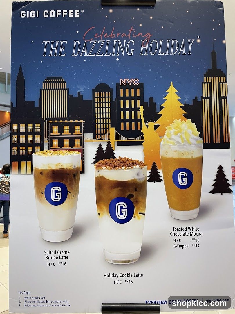 Gigi Coffee Dazzling Holiday Promotion