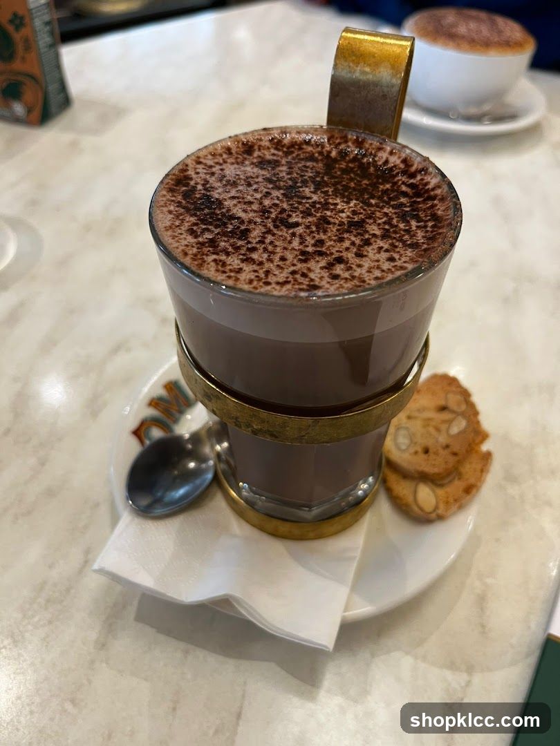 Hot Chocolate with Biscotti
