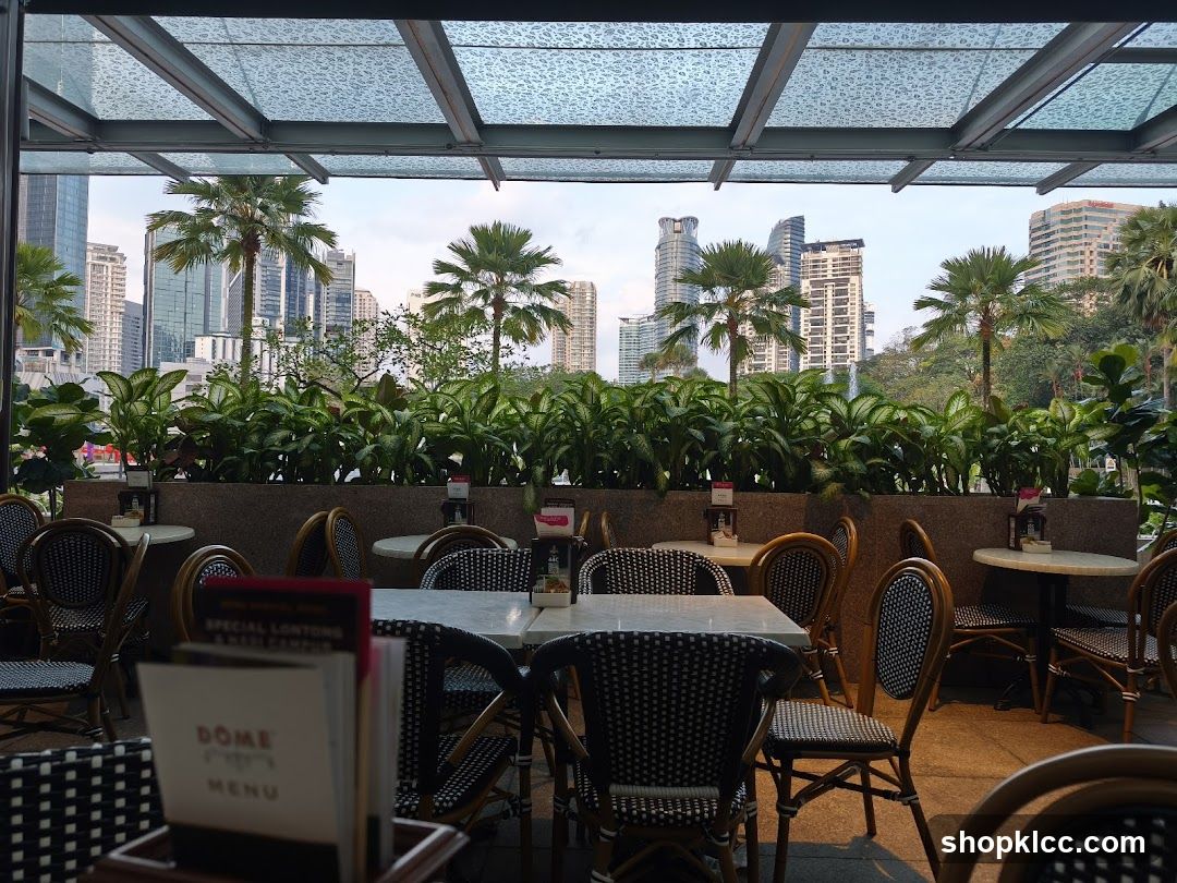 Outdoor Seating with City View