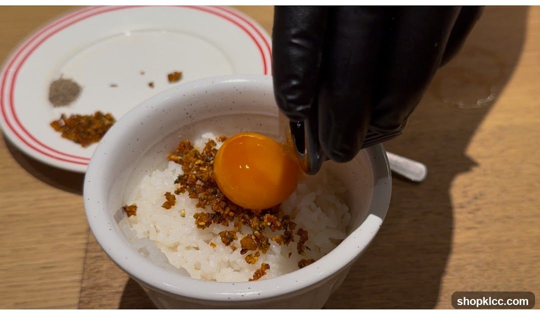 Egg Yolk and Rice Dish