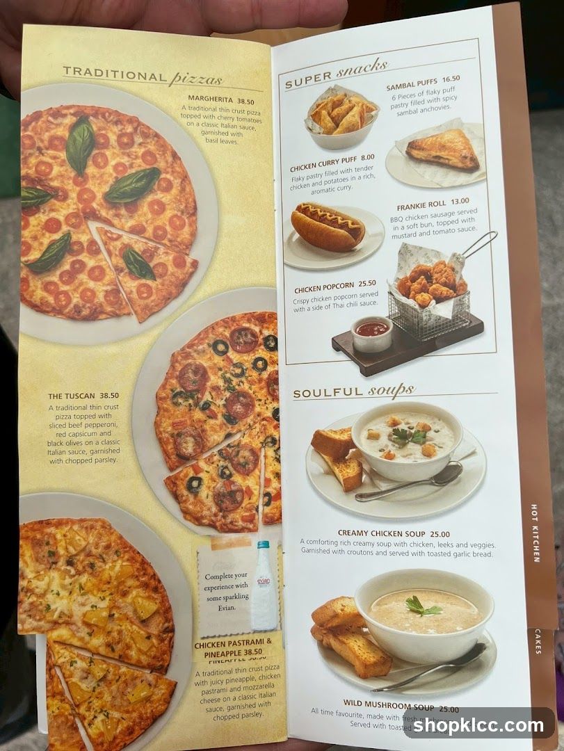 Hot Kitchen Menu