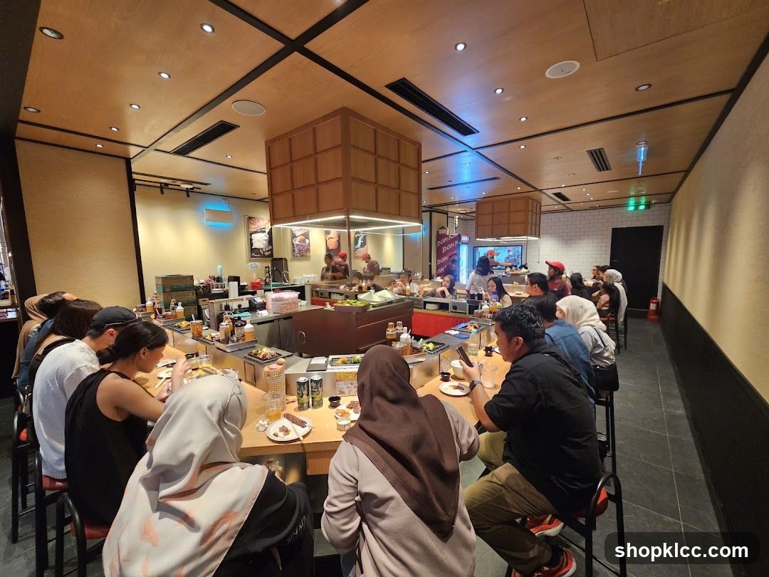 Diners at a Sushi Bar