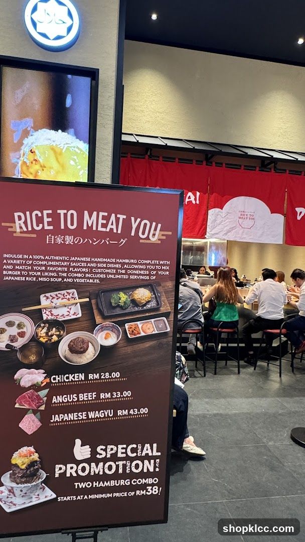 Rice to Meat You Menu