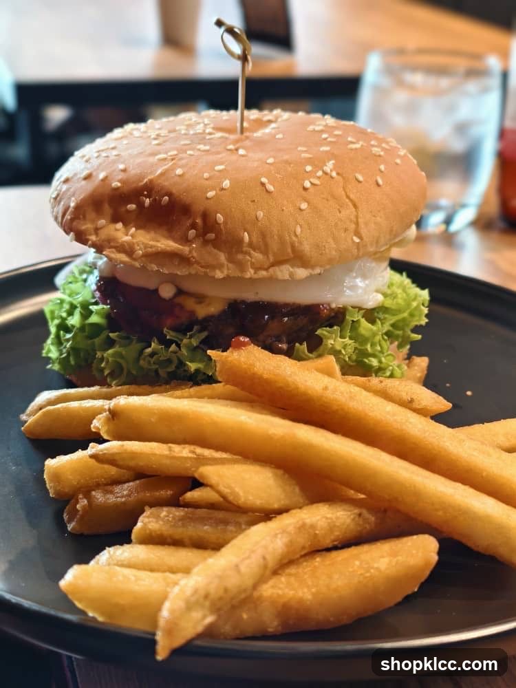 Burger and Fries