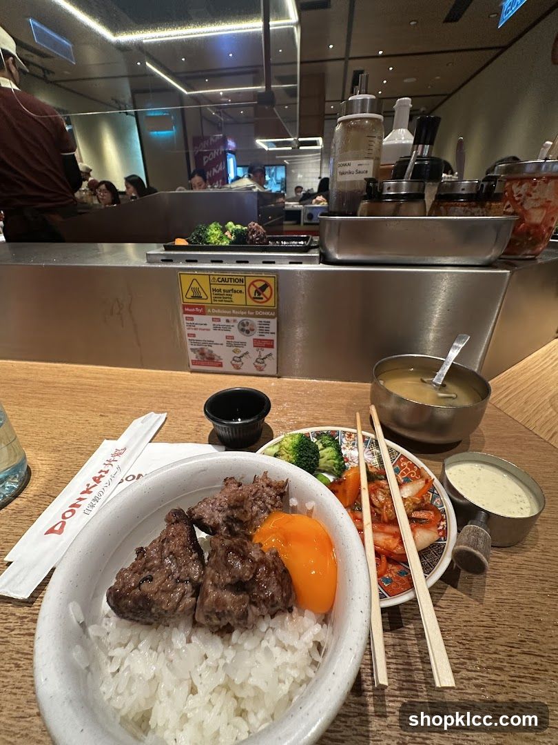Donburi with Meat and Kimchi