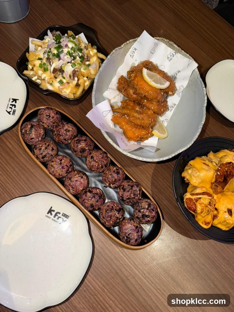 Assortment of Korean Fried Dishes