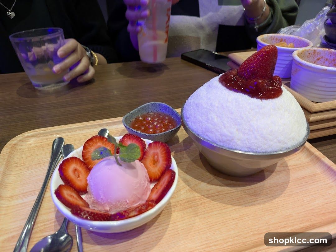 Dessert with Strawberries