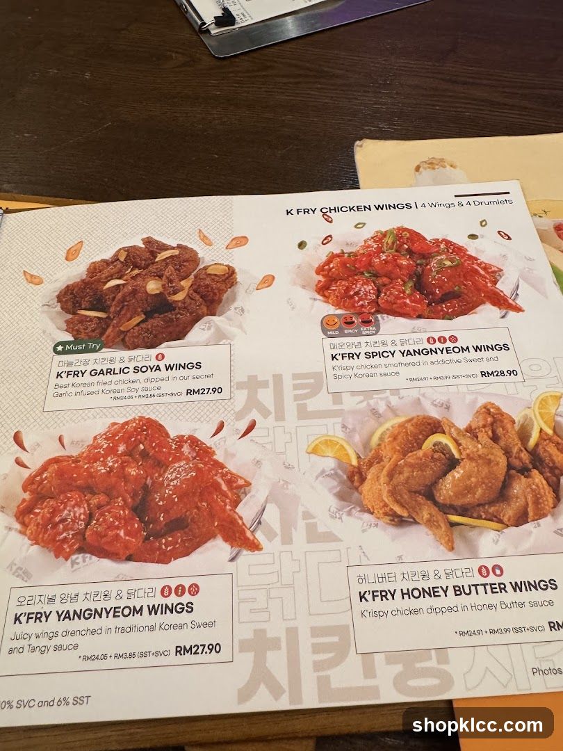 K FRY CHICKEN WINGS | 4 Wings & 4 Drumlets