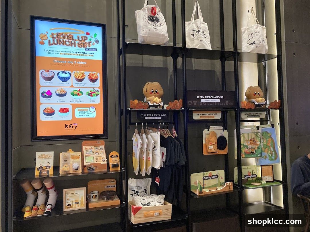 K Fry Merchandise Display