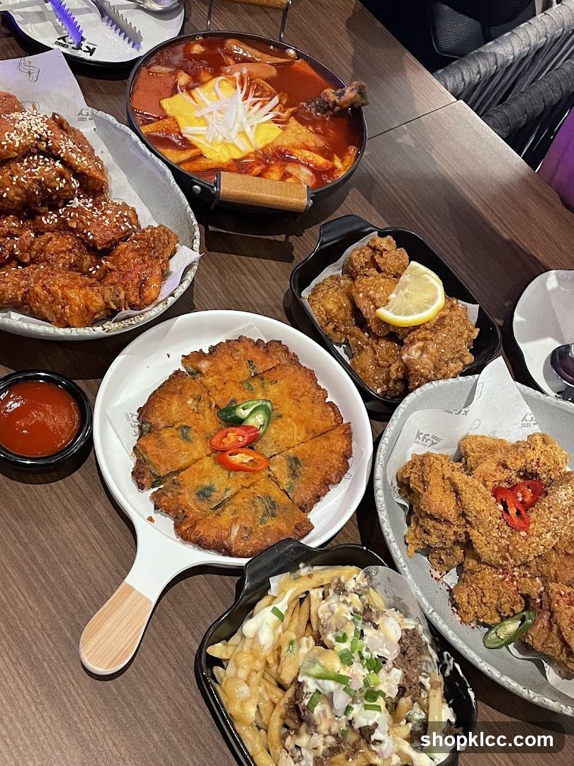 Korean Fried Chicken and Tteokbokki