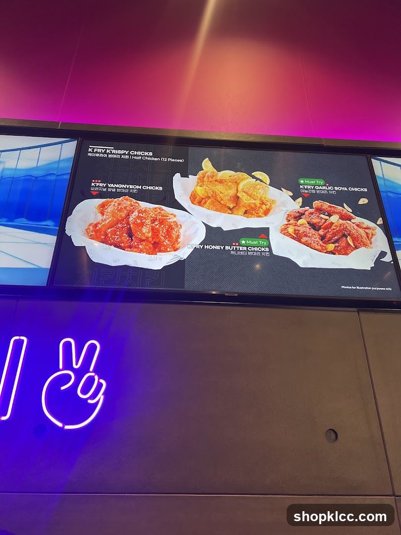 K FRY CHICKEN MENU