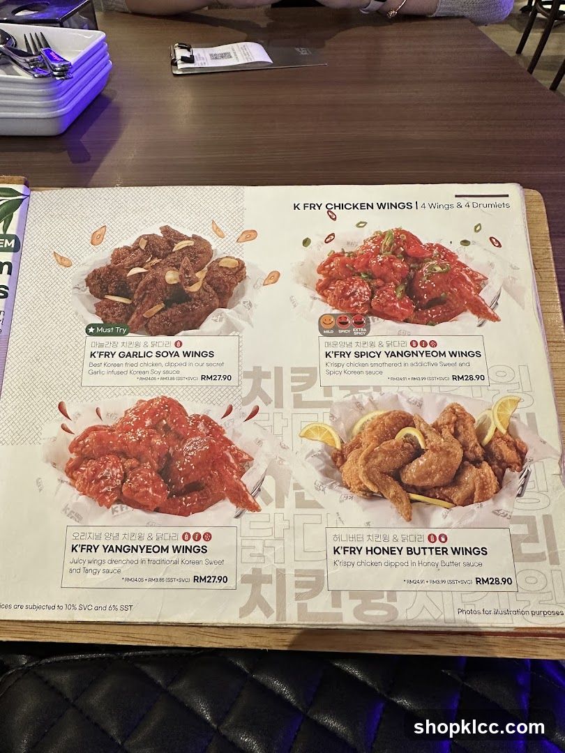 K FRY CHICKEN WINGS