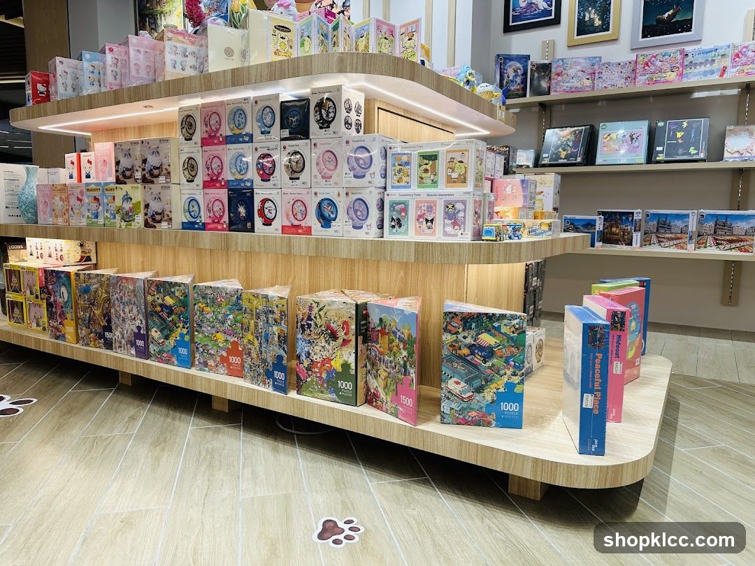 Puzzles and Toys Display