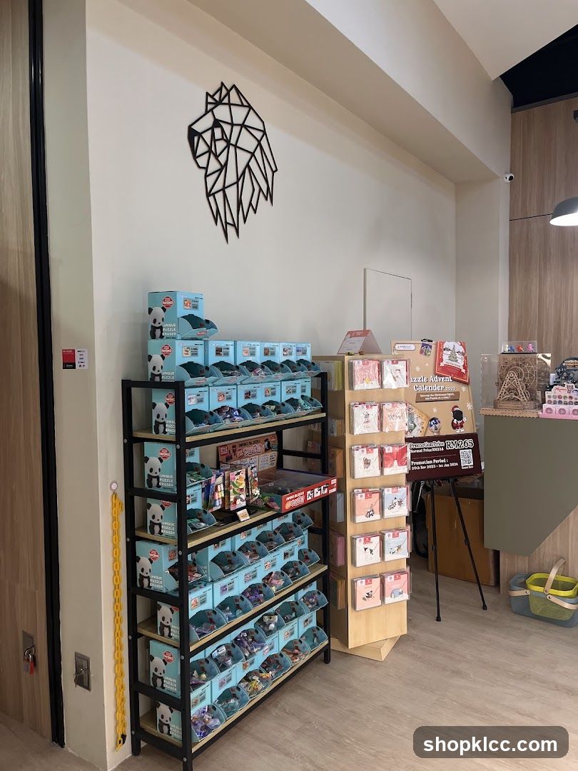 Store Interior with Shelves of Products