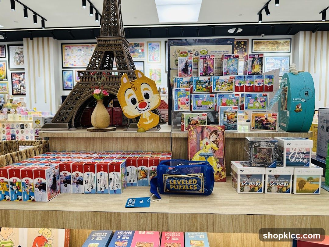 Puzzles and Toys Display