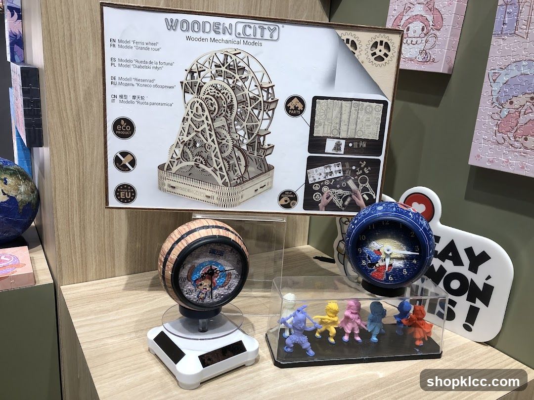 Wooden Mechanical Models Display