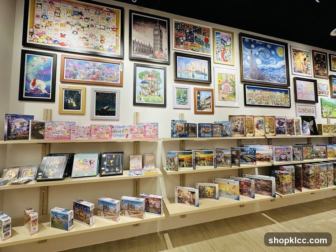 Puzzles and Framed Art Display