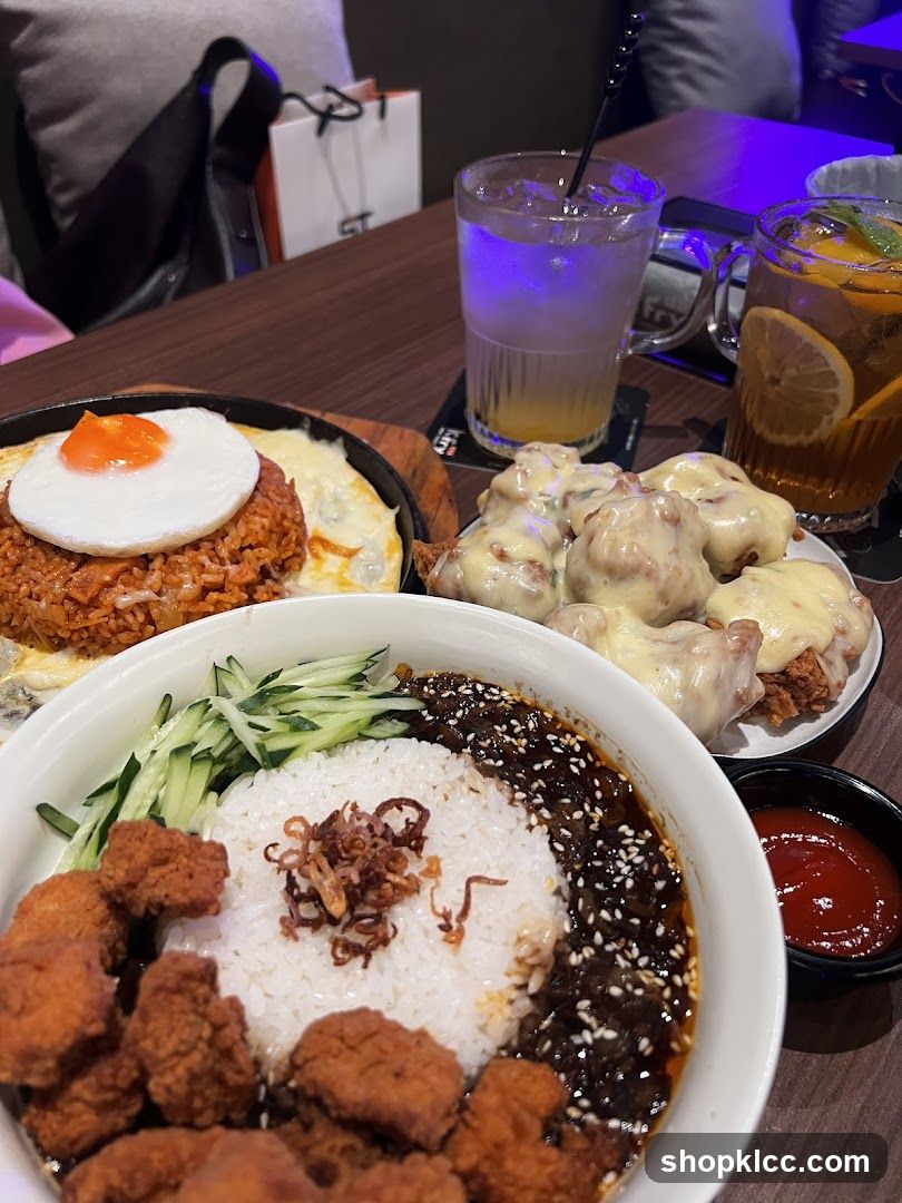 Food and Drinks on Table