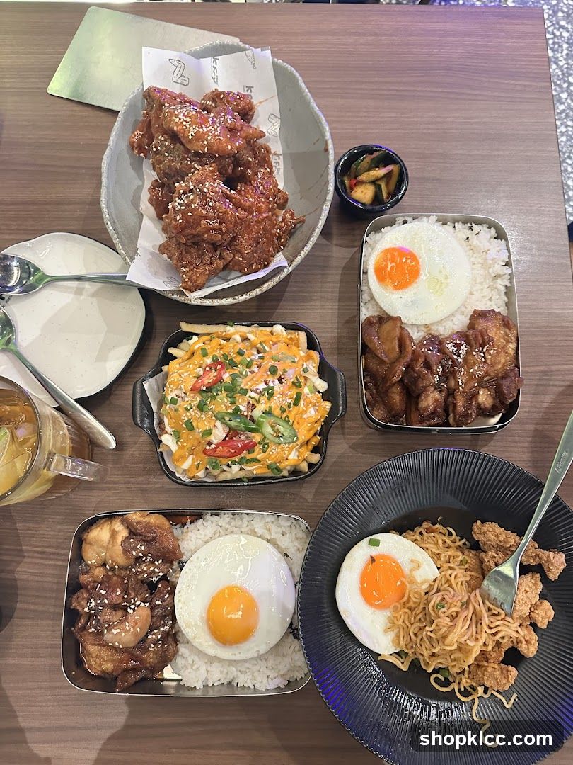Fried Chicken and Rice Dishes