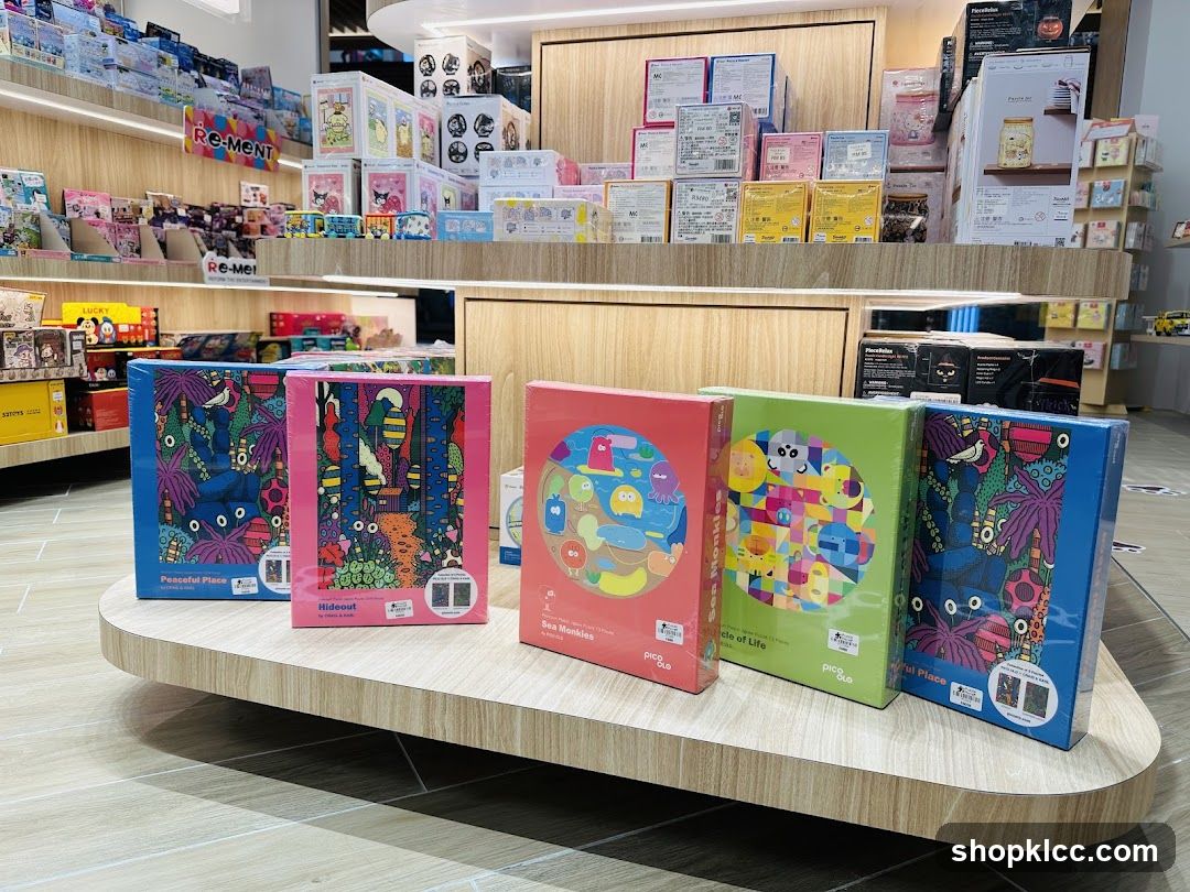 Puzzles and Toys Display