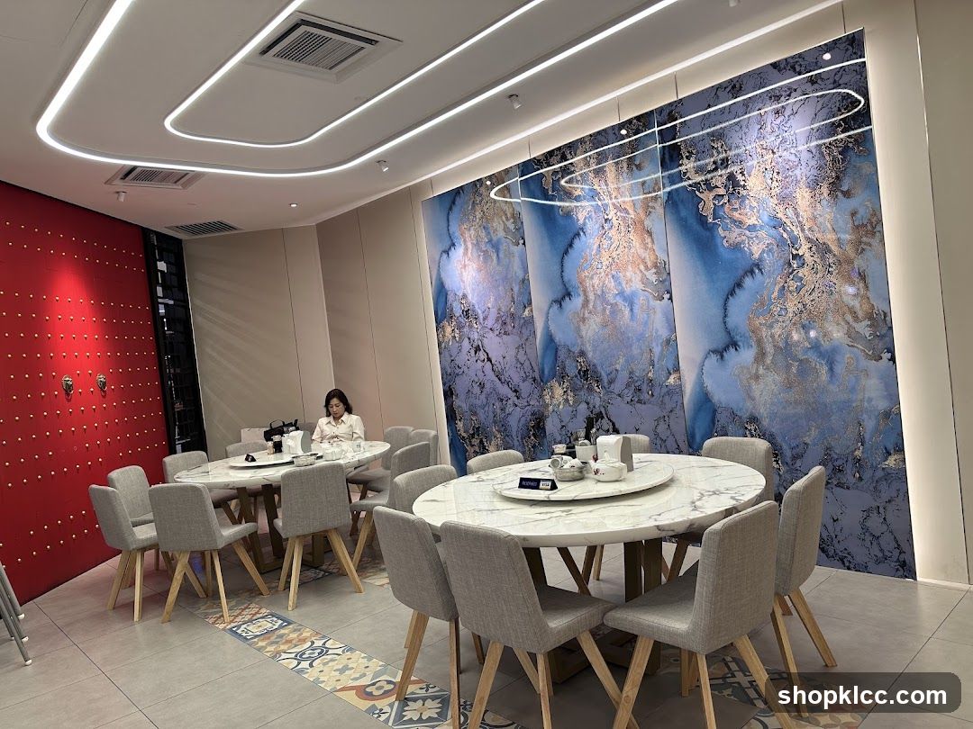 Restaurant Interior with Elegant Decor
