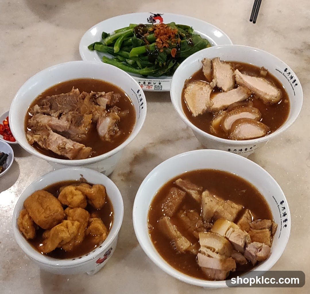 Pork Rib Soup and Vegetables
