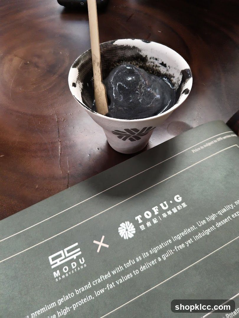 Black Sesame Gelato
