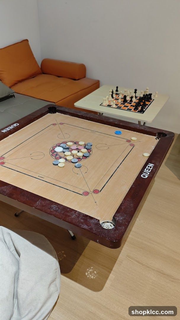 Carrom and Chess Setup