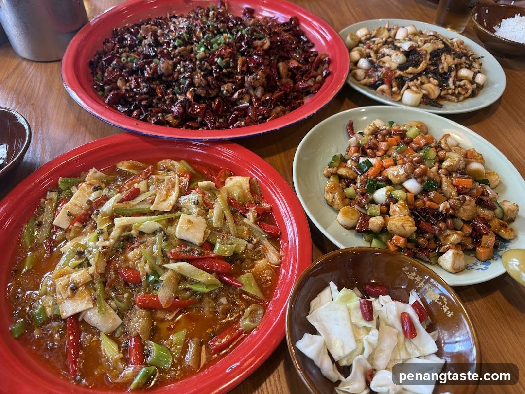 Chinese Food Spread
