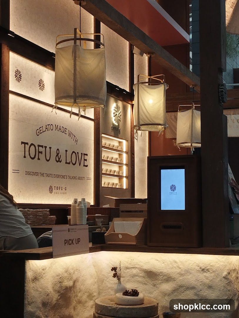 Tofu Gelato Shop Interior