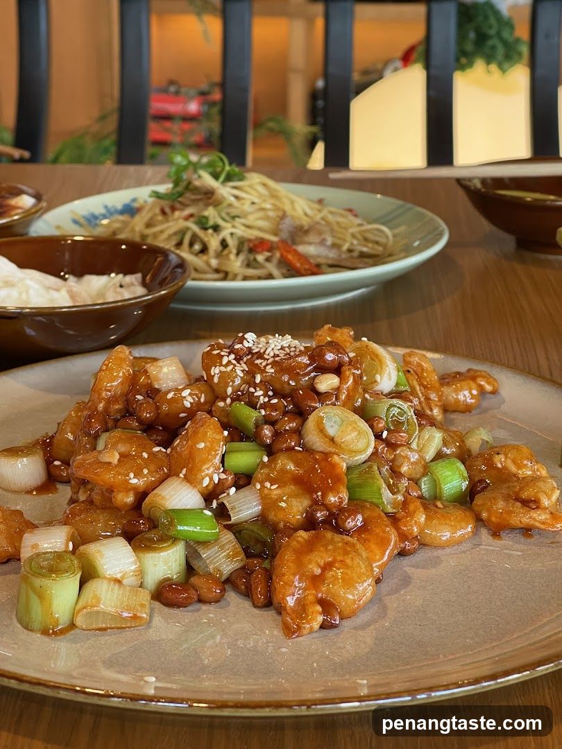 Kung Pao Shrimp and Noodles