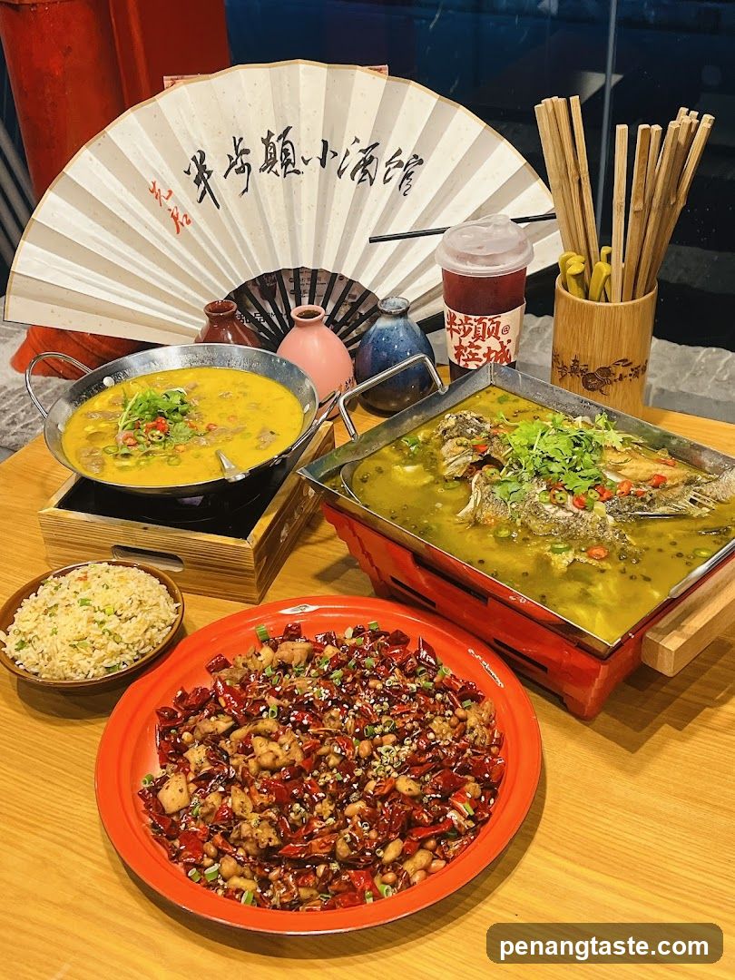 Chinese Food Spread