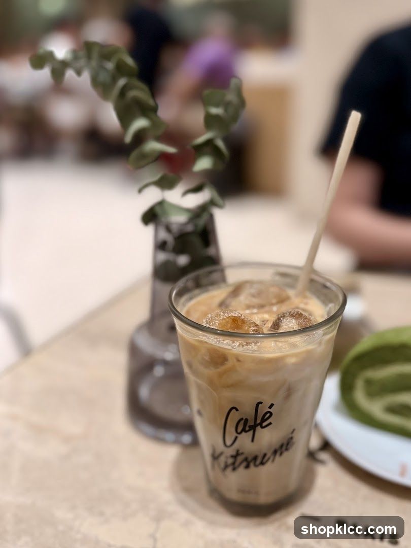 Iced Coffee and Cake