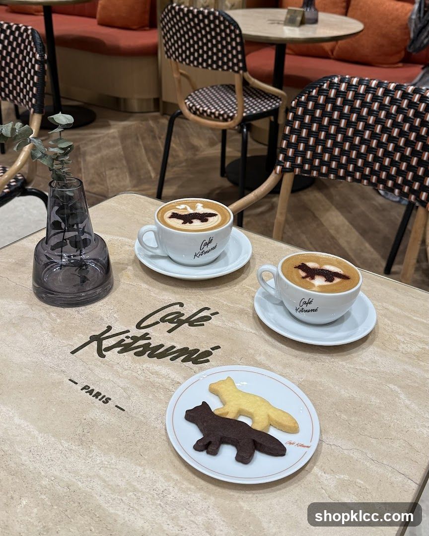 Cafe Kitsuné Coffee and Cookies
