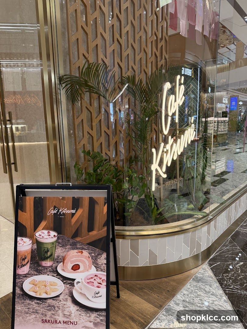 Cafe Kitsune Sakura Menu