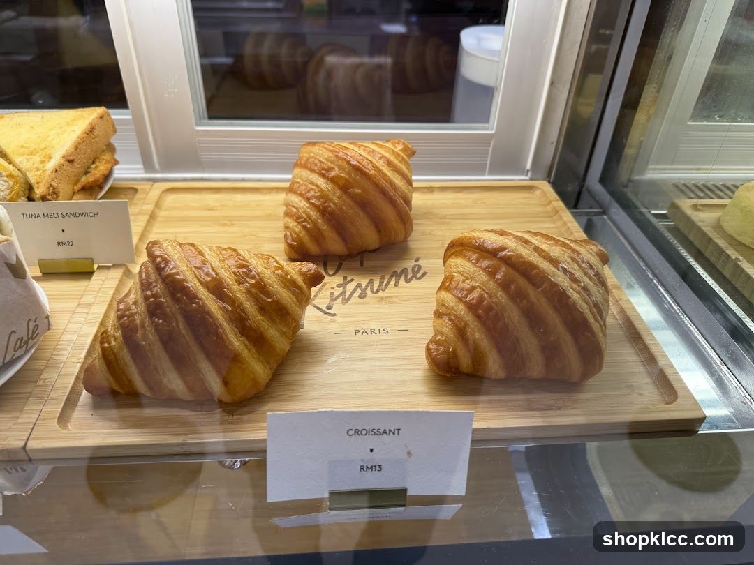Croissants and Tuna Melt Sandwich