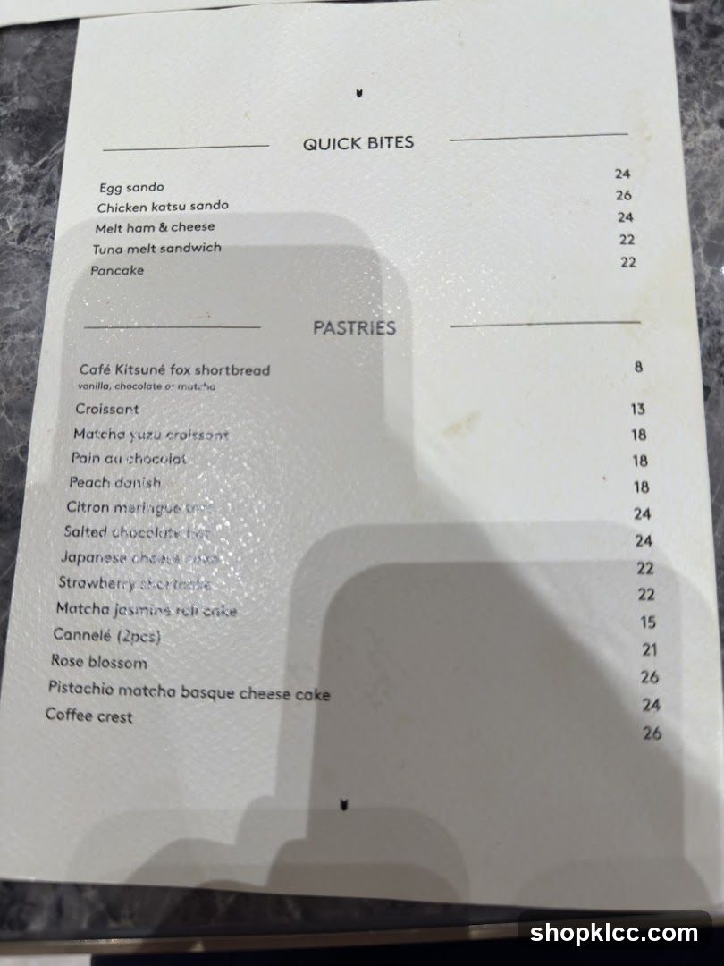QUICK BITES & PASTRIES