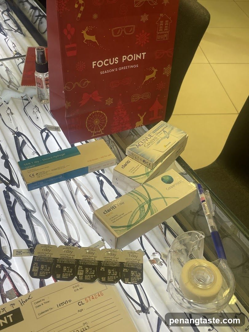 Contact Lenses and Festive Packaging
