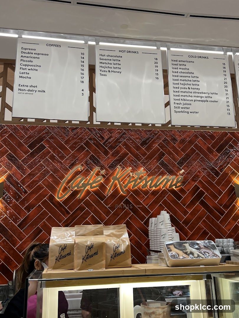 Cafe Kitsune Menu