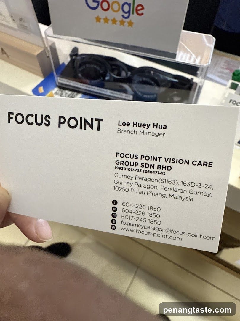 Focus Point Business Card