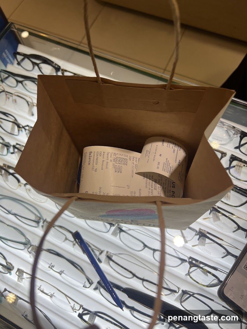 Shopping Bag with Receipt