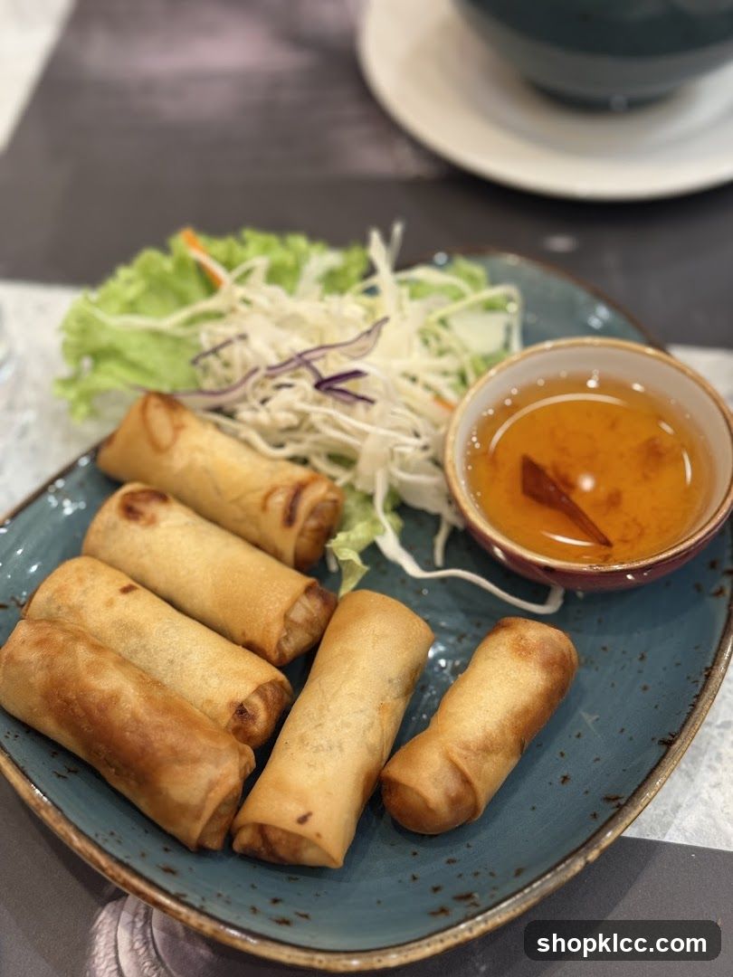 Spring Rolls with Dipping Sauce
