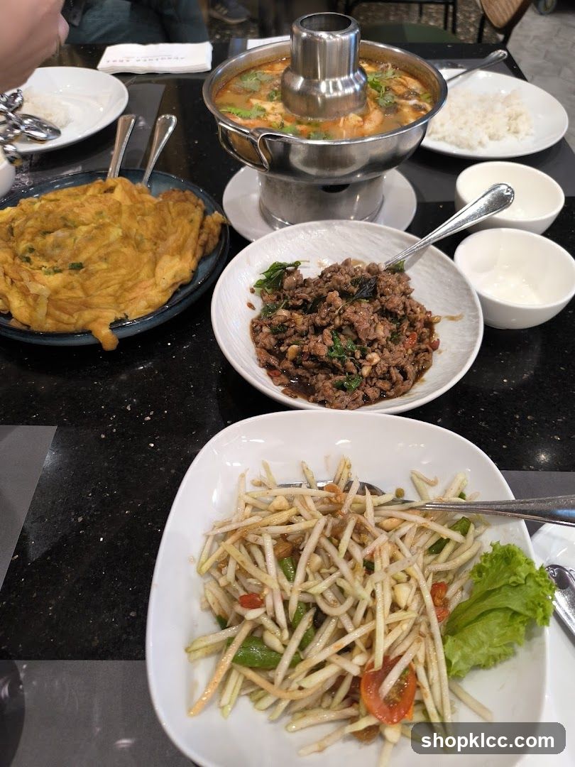 Thai Food Spread