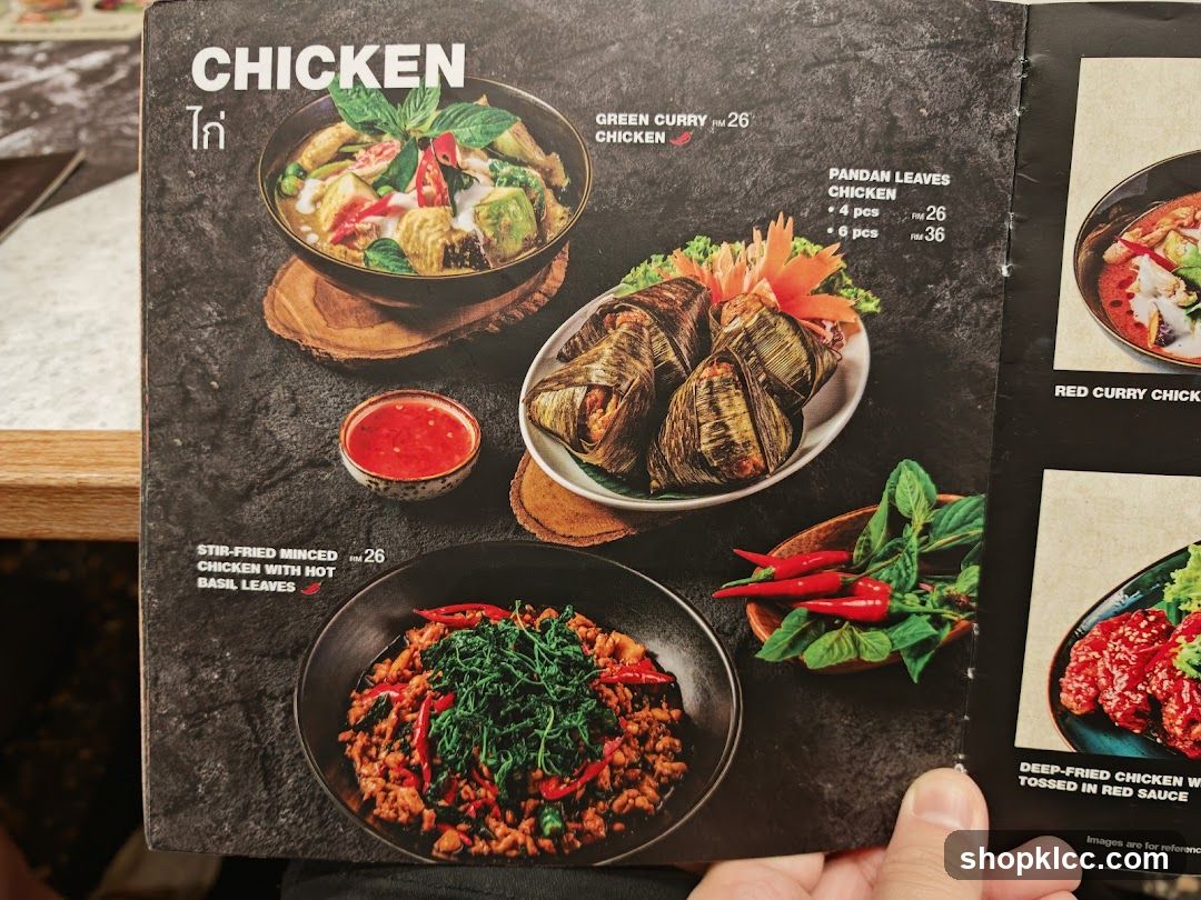 Chicken Menu