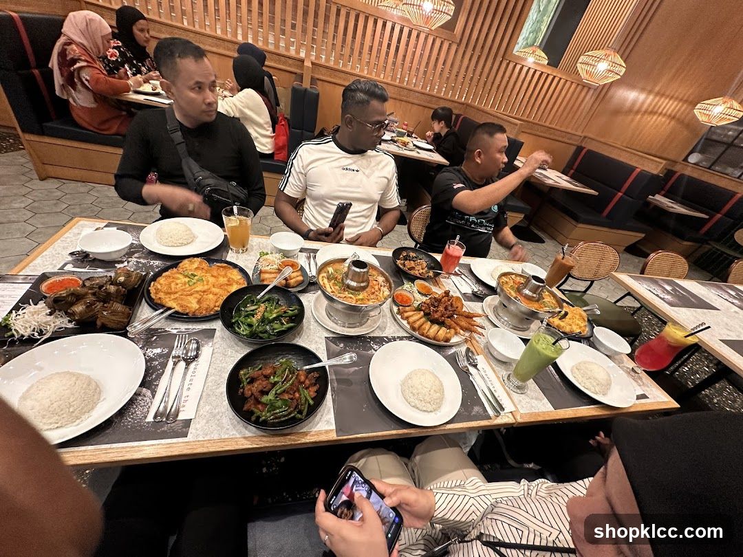 Group Dining at a Restaurant