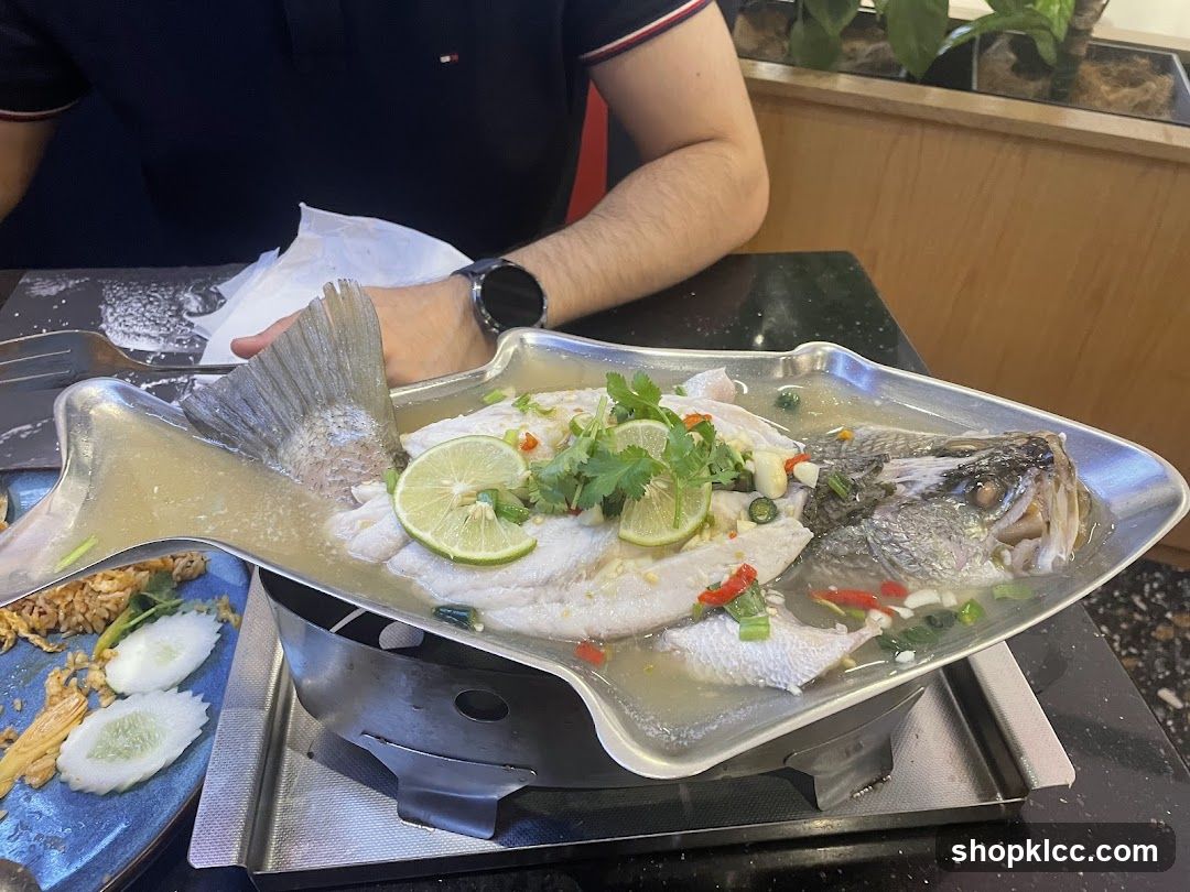 Steamed Fish with Lime and Chili
