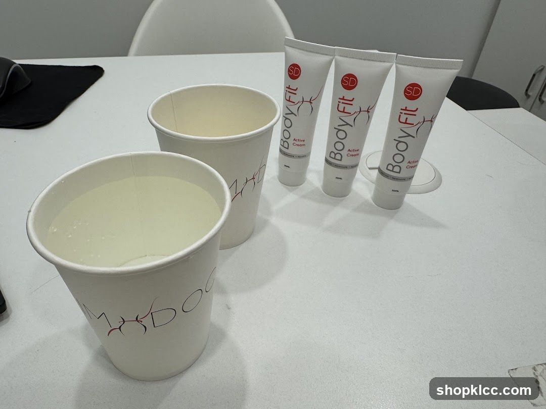 Body Fit Active Cream and Cups